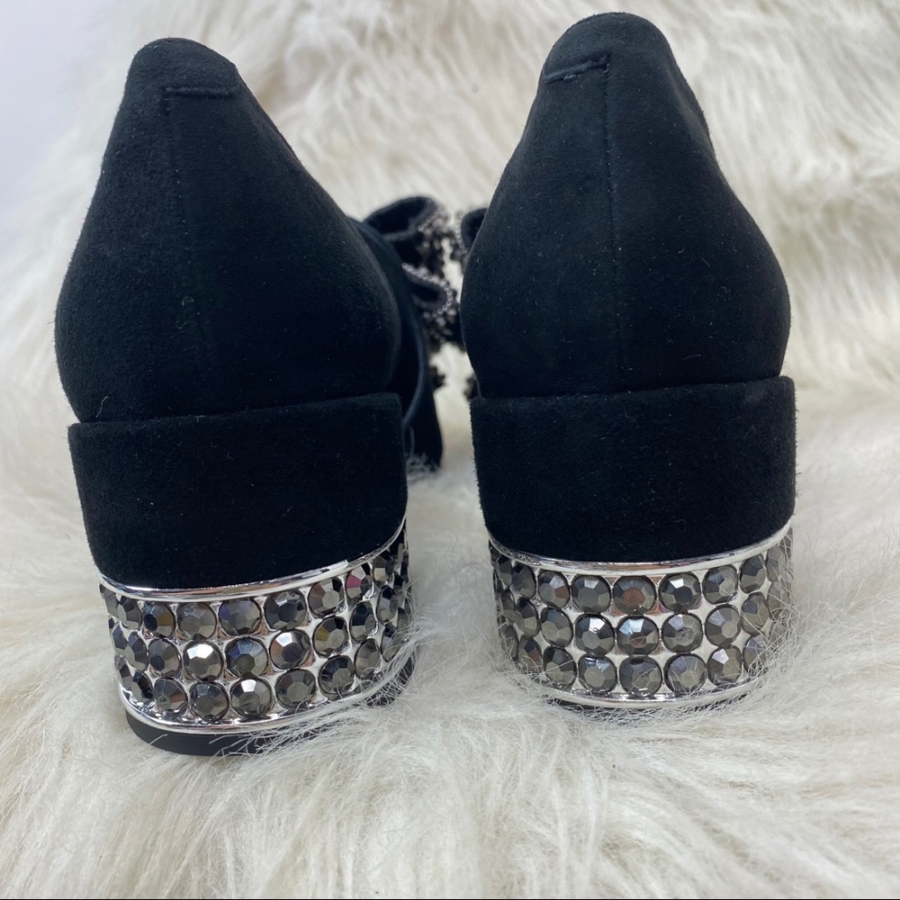 Jeffery Campbell Valenti Bow Loafer Black Stone - Picture 3 of 11
